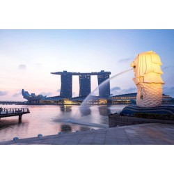 Singapore 6-day independent check-in  network celebrity Sands Hotel + Shangri-La Hotel honeymoon/parent-child trip  with complimentary airport transfer