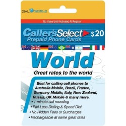 U.S. calling card international travel bill top-up